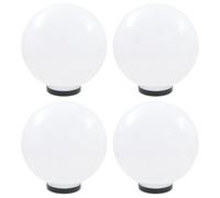 Vidaxl Lampes À Led Sous Forme De Boule 4 Pcs Sphérique 30 Cm Pmma