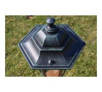 vidaXL 2x Lampes de Jardin Luminaire d'Allée Eclairage de Patio Lanterne de Jardin Lampe sur Pied de Terrasse Arrière-cour 3057506