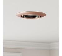 Vidaxl Lampes Ensemble De 6 Cuivre 9 Cm Plafonniers Encastrés Ronds
