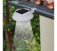 Vidaxl Lampes Solaire À Led D'extérieur Pour Clôture 12 Pcs Blanc Blanc