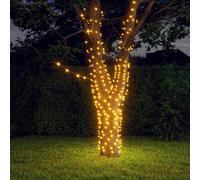 vidaXL Lampes solaires 5 pcs 5x200 LED Blanc chaud Intérieur Extérieur Blanc