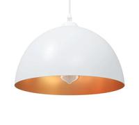 Vidaxl Lampes Suspendues 2 Pcs Hauteur Réglable E27 Blanc Ø 30cm Métal