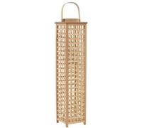 vidaXL Bougeoir Suspendu Bambou Naturel Décoration Support Bougies Photophore