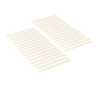 vidaXL Latte de lit 32 pc Naturel 90 x 6 x 1,3 cm Pin Massif