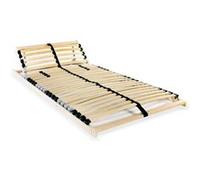 vidaXL Lattenbodem met 28 latten 7 zones 70x200 cm246449 Marron G