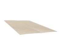 vidaXL Lattes de Rechange pour sommier avec 48 Lattes 2 pcs 70x200 cm, Cadre de lit, sommier, Latte de Rechange pour sommier en Bois, Lattes de lit, Lattes de lit Pliables