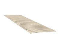 vidaXL Sommier à lattes – 48 lattes – Lot de 2 – 80 x 200 cm