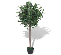 Vidaxl Laurier Artificiel Avec Pot 120 Cm Vert