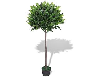 vidaXL Laurier Artificiel avec Pot 125 cm Vert