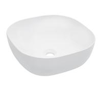 vidaXL Lavabo 42,5x42,5x14,5 cm Céramique Blanc