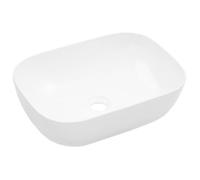 vidaXL Lavabo lave-mains Vasque à poser – Céramique 45,5x32x13 cm – Blanc
