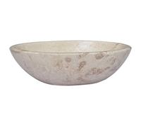 vidaXL Lavabo Crème 53x40x15 cm Marbre