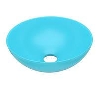 Vidaxl Lavabo De Salle De Bain Céramique Vert Rond Vert