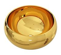 Lavabo - VIDAXL - 40 cm - Céramique - Jaune - Doré