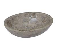 vidaXL Lavabo Gris 53x40x15 cm Marbre