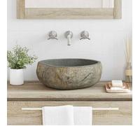 vidaXL Bassin Pierre de Rivière Gris clair (38-45 x 30-35 x 15 cm)