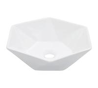 vidaXL Lavabo 41x36,5x12 cm Céramique Blanc
