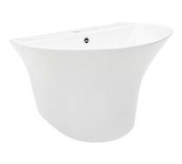 vidaXL Lavabo Blanc 56 x 48 x 42 cm Céramique Émaillée