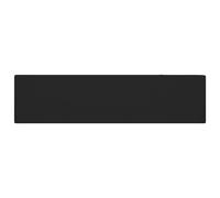 Vidaxl Lavabo Suspendu De Bain Avec Trop-Plein Céramique Noir Mat