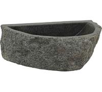 vidaXL Lavabo suspendu Gris (30-37) x (25-30) x 12 cm