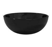 vidaXL Lavabo Verre trempé 30x12 cm Noir