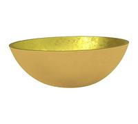 vidaXL Lavabo vasque à poser 345261 pour salle de bain, verre 50x37x14 cm