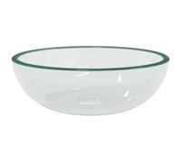 vidaXL Lavabo Verre trempé 35x12 cm Transparent