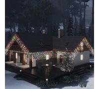 vidaXL Lichtgordijn met 400 LED's en 8 functies 10 m meerkleurig328915 Colourful