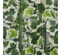 vidaXL Lierre artificiel vert et blanc 90 cm 2 pièces
