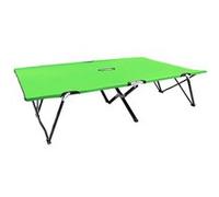 vidaXL Chaise longue pliable 2 places acier vert