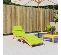 Coussin De Chaise Longue Vert Vif 186x58x3 Cm Vidaxl Vert