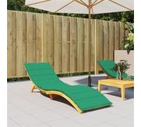 vidaXL Ligbedkussen 200x70x3 cm oxford stof groen314223 Vert G