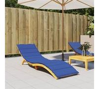 vidaXL Ligbedkussen 200x70x3 cm oxford stof koningsblauw314228 Bleu G