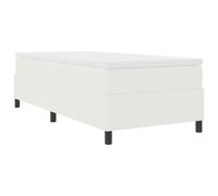 Vidaxl Lit À Ressort Crème 80x200 Cm En Tissu Velours Côtelé