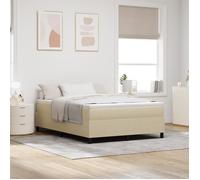 vidaXL Lit à ressort Light Green Grey 160x200 cm Tissu en velours côtelé 3337421