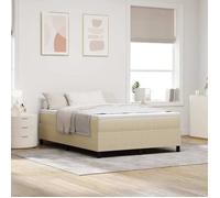 vidaXL Lit à ressort Light Green Grey 160x200 cm Tissu en velours côtelé 3337421