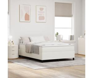 vidaXL Lit à ressorts avec matelas crème 160x200 cm tissu corduroy