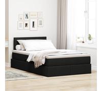 Lit avec rangement et matelas avec matelas Bois d'ingénierie ingénieux vidaXL vi