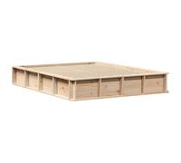 Vidaxl Cadre De Lit Avec Rangement Relevable 160 X 200 Cm En Bois Massif De Pin