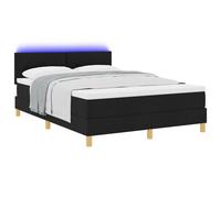 Lit à ressort LED avec matelas avec LED avec tête de lit tissu Moderne vidaXL vi