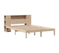 vidaXL Lit bibliothèque sans Matelas 120x190 cm Bois de pin Massif