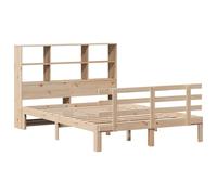 vidaXL Lit bibliothèque sans Matelas 120x190 cm Bois de pin Massif
