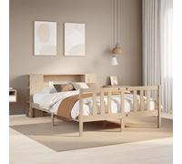 Vidaxl Lit Bibliothèque Sans Matelas 120x200 Cm Bois De Pin Massif