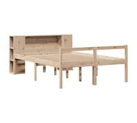 vidaXL Lit bibliothèque sans Matelas 120x200 cm Bois de pin Massif