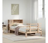Vidaxl Lit Bibliothèque Sans Matelas 75x190 Cm Bois De Pin Massif