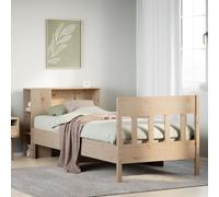 Vidaxl Lit Bibliothèque Sans Matelas 75x190 Cm Bois De Pin Massif