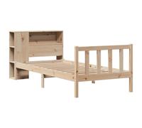 Vidaxl Lit Bibliothèque Sans Matelas 90x190 Cm Bois De Pin Massif