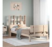 Vidaxl Lit Bibliothèque Sans Matelas 90x200 Cm Bois De Pin Massif