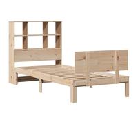 Vidaxl Lit Bibliothèque Sans Matelas 90x200 Cm Bois De Pin Massif