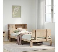 Vidaxl Lit Bibliothèque Sans Matelas 90x200 Cm Bois De Pin Massif